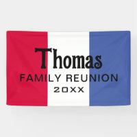 Custom Surname Name Reunion
