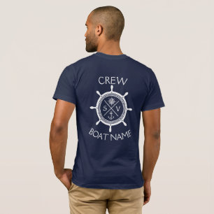 Custom SV Sailing Vessel Logo "Your Name Here" T-S T-Shirt