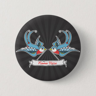 Custom Swallows 6 Cm Round Badge