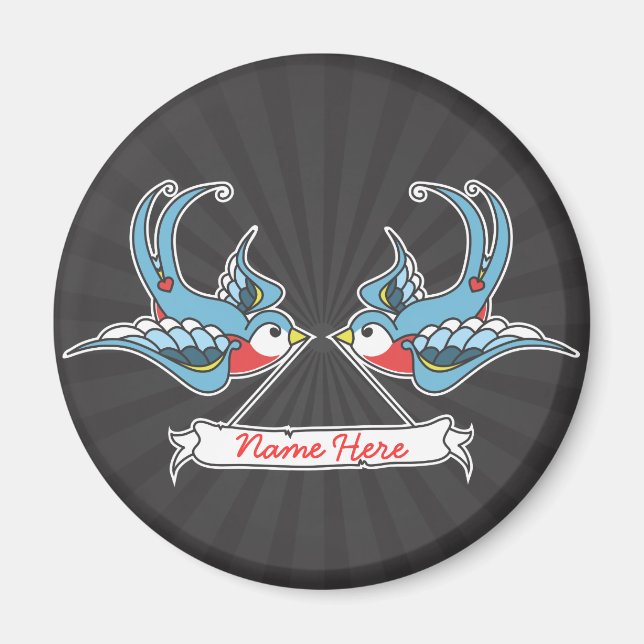 Custom Swallows Magnet (Front)