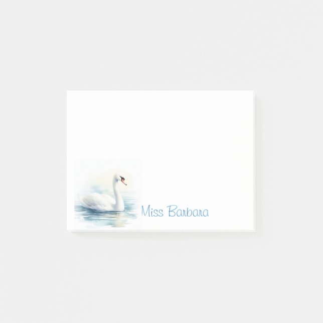 Custom Swan Lake  Post-it Notes (Front)