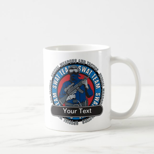 Custom SWAT Team Coffee Mug (Right)