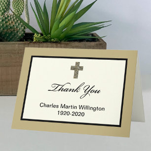 Custom Sympathy Thank You Card