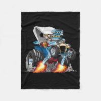 Custom T-bucket Roadster Hotrod Cartoon