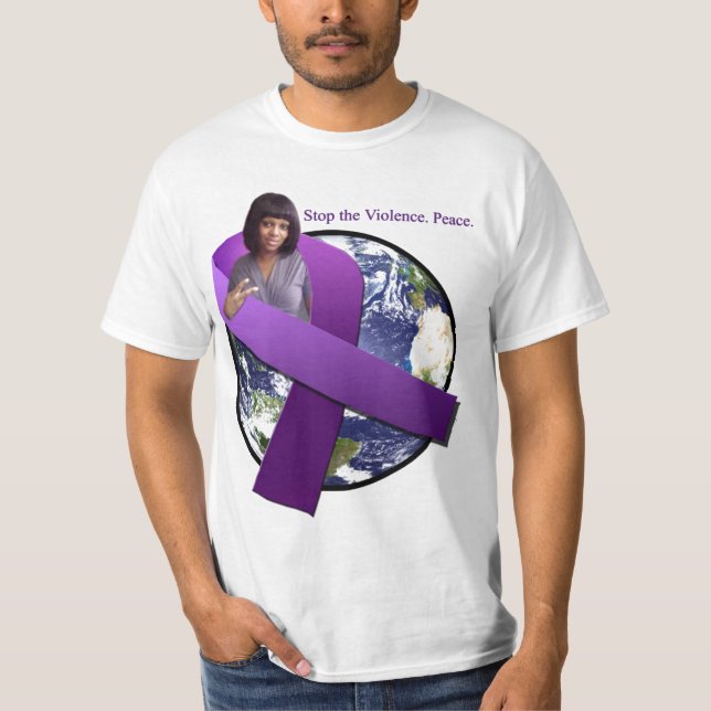 Custom T-Shirt (Domestic Violence Prevention) (Front)