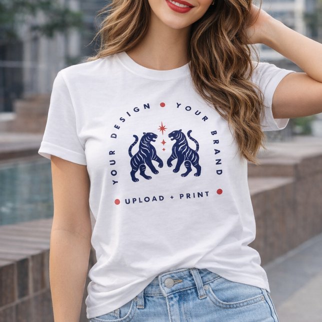 Custom T-Shirt | Your Personalised Design Upload (Upload your artwork and turn this t-shirt into custom merch, team workwear, or a stylish gift)