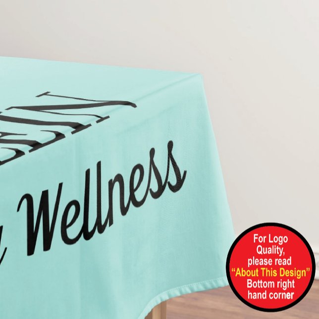 Custom Table Cloth With Your Logo and Text (Creator Uploaded)