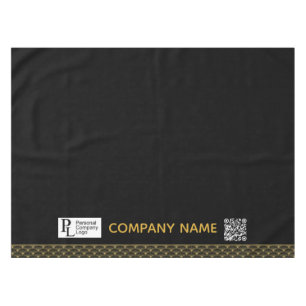 Custom Table Cover Business Logo Art Deco Border Tablecloth