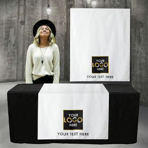 Custom Table Runner Banner Business Logo Events Tapestry
