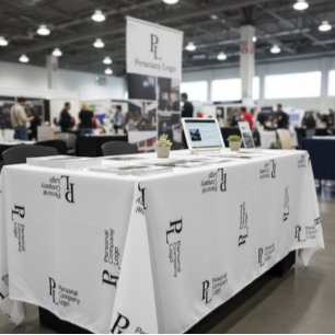 Custom Tablecloth Logo Business for Trade Show