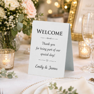 Custom Tabletop Signs Wedding & Party