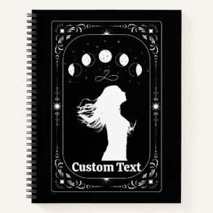 Custom Tarot Celestial Magical Whimsical Witchy Notebook