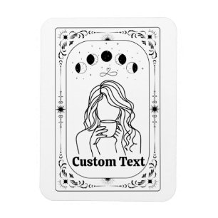 Custom Tarot Magical Zodiac Witchy Mystic Feminist Magnet