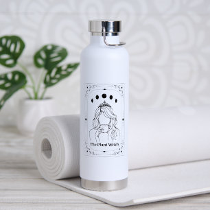 Custom Tarot Vegan Vegetarian Gardener Plant Mum Water Bottle