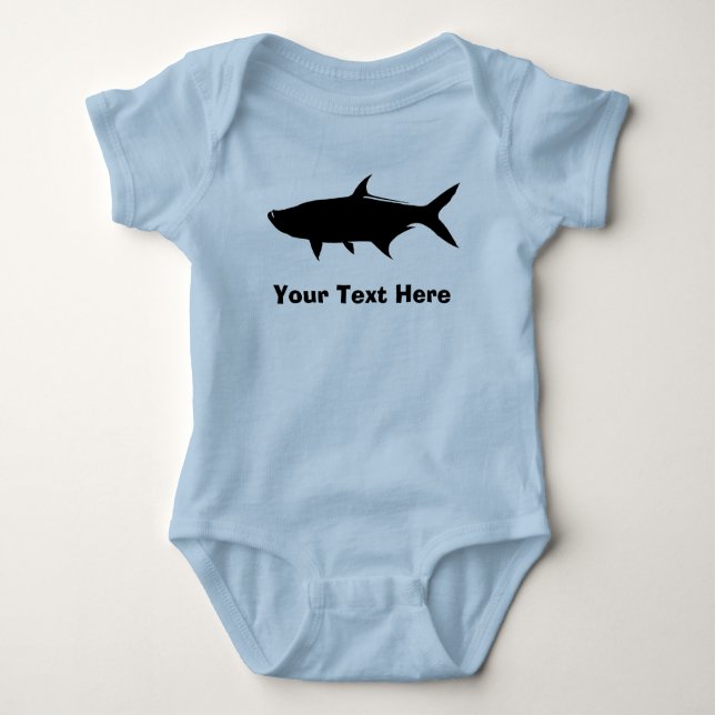 Custom Tarpon template Baby Bodysuit (Front)