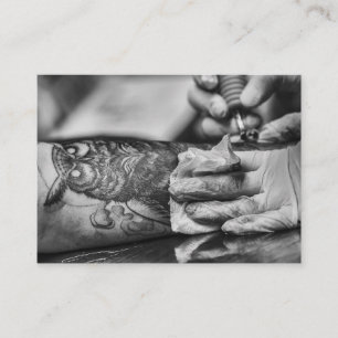 Custom Tattoo Artist Business Card