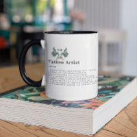 Custom Tattoo Artist Definition Personalised Mug
