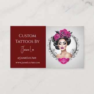 Custom Tattoo Business Card