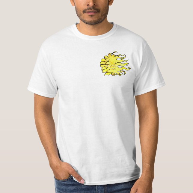 Custom tattoo sun design T-Shirt (Front)
