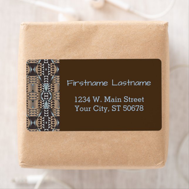 Custom Taupe Beige Brown Light Grey Blue Mosaic (Insitu)