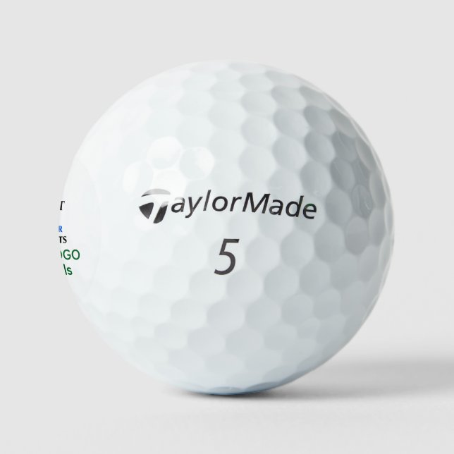 Custom Taylor Made TP5 Golf Balls - Personalised (Logo)
