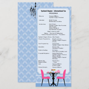 Custom Tea Party Program
