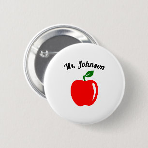 Custom Teacher  6 Cm Round Badge
