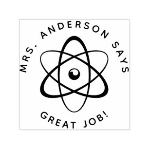 Custom Teacher Gift Idea Chemistry Teacher Self-inking Stamp