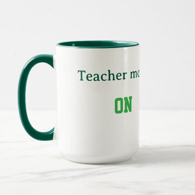 Custom Teacher Gift Mug  (Left)