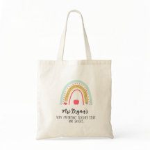 Custom Teacher Gift | Personalized tote bag 