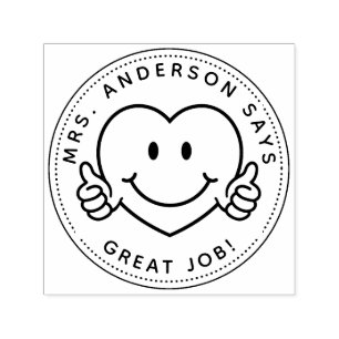 Custom Teacher Gift Stamp Back To School