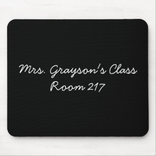 Custom Teacher Name Personalised Teacher Gift Mouse Pad