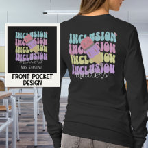 Custom Teacher Retro Pastel Inclusion Matters 