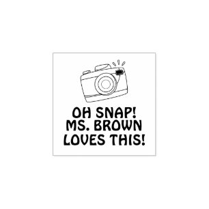 CUSTOM Teacher Rubber Stamp