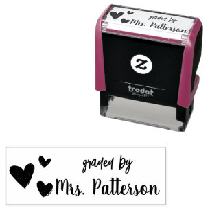 Custom Teacher Self-inking Stamp