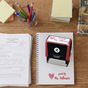 Custom Teacher  Self-inking Stamp