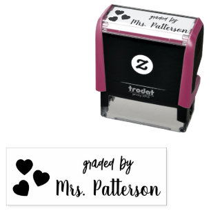 Custom Teacher Self-inking Stamp