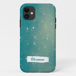 Custom Teal Aqua Blue iPhone Case