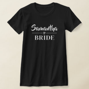 Custom Team Bride T shirts, Bachelorette Retro T-Shirt