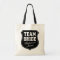 Custom Team Bride tote bags for wedding party