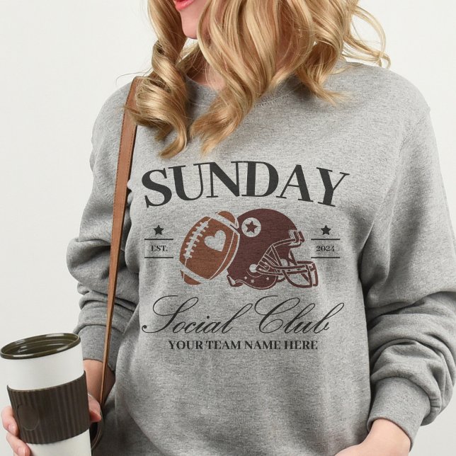 Custom Team Football Social Club Sports Fan Sweatshirt (Creator Uploaded)