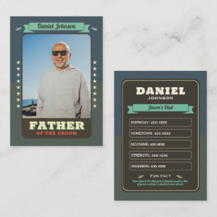 Custom Team Groom Cards Groomsmen Trading Cards