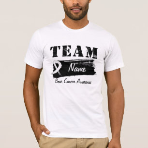 Custom Team Name - Bone Cancer T-Shirt