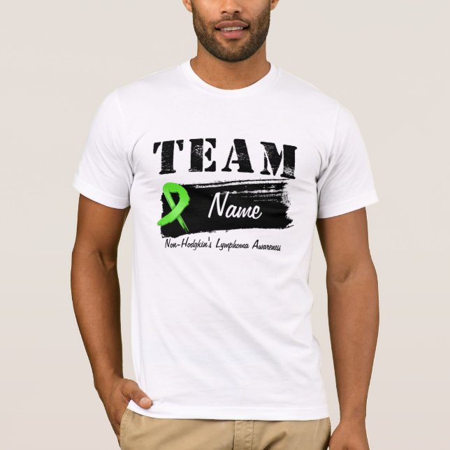 Custom Team Name - Non-Hodgkin's Lymphoma T-Shirt (Front)