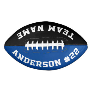 Custom Team Name, Player Name and Number Football