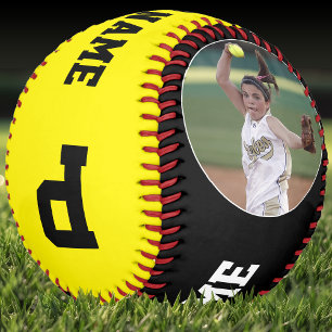 Custom Team Name, Player, Photo, Position & Number Softball