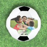 Custom Team Photo Soccer Ball<br><div class="desc">Enjoy creating your memorable,  custom photo soccer ball with your own photo,  template for team name and years played.</div>