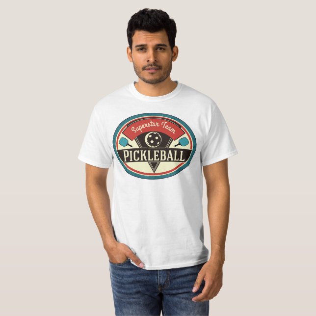 Custom Team Player Pickleball T-Shirt (Front Full)