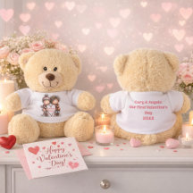 Custom Teddy Bear Valentine Gift