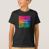 Custom Template Boys Front Design Print Black
